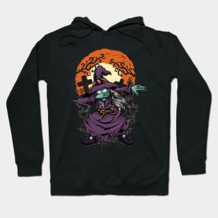 Witch at halloween celebration Hoodie